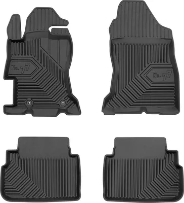 Produktbild von Fußmatten Gummimatten No.77 für Subaru Impreza V 2016-2023 TPE Schwarz 4 tlg