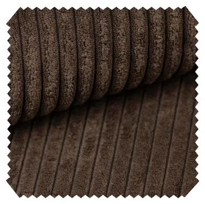 Produktbild von novely® PORTO - Polsterstoff in Breitcord-Optik - Ultraweicher Möbelstoff - Pflegeleichte Meterware 1 lfm - Farbe: 06 Kaffee