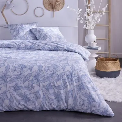 Imagen del producto de Juego de sábanas Sunshine, 220x240 cm, para 2 personas, 100% algodón, 57 hilos