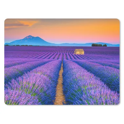 Produktbild von MuchoWow® Mauspad Mousepad Lavendel - Lila - Blumen 40x30 cm - Mousepads - Maus Mat - Pad - Mausunterlage - Anti Rutsch