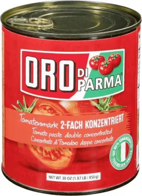 Immagine prodotto di Passata di pomodoro Oro di Parma doppio concentrato in lattina 850g