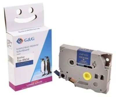 Productafbeelding van G&G 18776 G&G Seiden Schriftband kompatibel mit Brother TZe-N34P