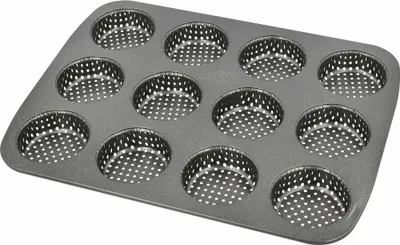 Immagine prodotto di Birkmann Laib & Seele Mini-Burger Brötchenblech, Backblech, Brötchen Blech, Backzubehör, Karbonstahl, 29 x 22 cm, 210417