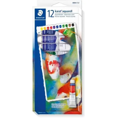 Produktbild von Staedtler Aquarellfarbe Design Journey sortiert 12er Etui, 12 ml, Multi, 12 Stück(e)
