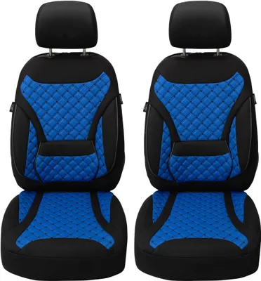 Produktbild von Schonbezüge Sitzbezüge für Honda HR-V 3 Bj ab 2021 in Schwarz/Blau ZM6