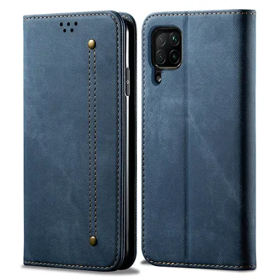 Immagine prodotto di Custodia Huawei P40 Lite, Custodia in pelle a portafoglio con chiusura magnetica e custodia con funzione di stand per Huawei P40 Lite Huawei P40 Lite blu