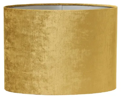 Produktbild von Lampenschirm Zylinder GEMSTONE von Light & Living Samt Gold 38x17,5x28 cm Oval