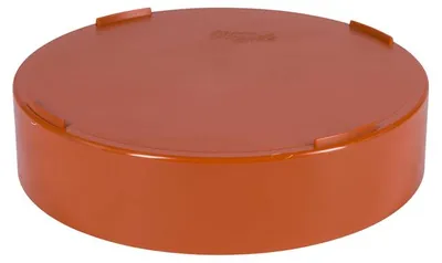Obrázek produktu pro Víčko vnější kanalizační PVC Osma KGK, DN 315, oranžová
