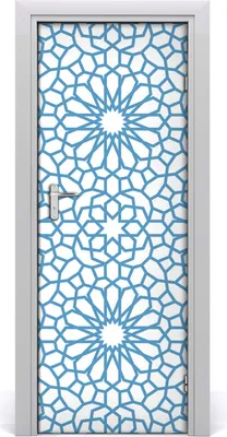 Produktbild von Tulup Türaufkleber 75x205 cm Dekorative Aufkleber Selbstklebend Wasserdichte Tapete Abnehmbar Schlafzimmer Wohnzimmer Wohnkultur - orientalisches Modell