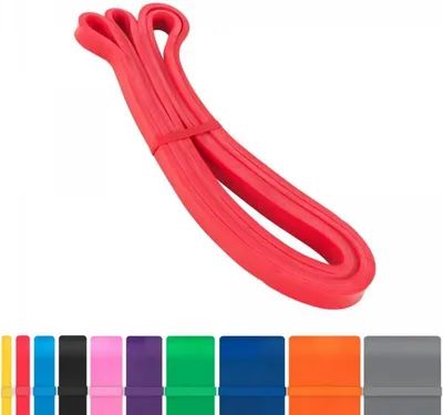 Obrázok produktu pre Gorilla Sports Odporová guma, 13 mm, červená