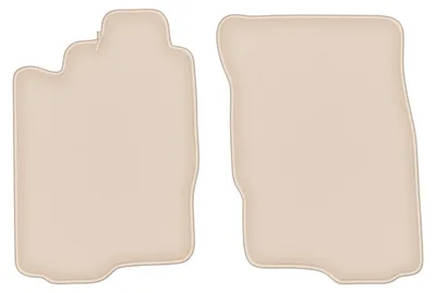 Produktbild von DURBAN Beige Velours-Fußmatten vorne für Mitsubishi Eclipse IV Coupé (2006-)