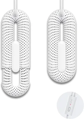 Produktbild von Aufgerüstet Schuhtrockner Elektrisch, Stiefeltrockner, Schuh-und Stiefelwärmer, Verschwitzte Schuhe zu Trocknen und Gerüche zu Beseitigen