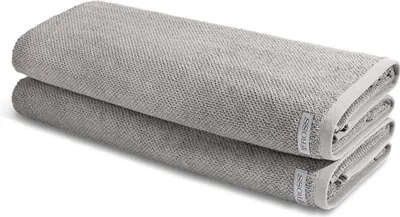Produktbild von Ross Selection 2 X Saunatuch im Set Weiche Frottee-Qualität für besten Komfort, Hohe Saugkraft und schnelle Trocknung, Stilvolles Design mit gewebter Bordüre