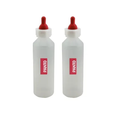 Produktbild von PANTO 2 x Aufzucht- Lämmermilchflasche 500ml Schaf- und Ziegenlämmer