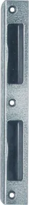 Produktbild von Sächsische Schlossfabrik Winkel-Schließblech für ZT 20x8x170mm abgerundet ungleichschenklig alufinish - 4051 00/100G