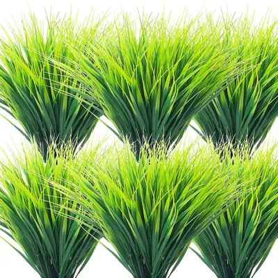Produktbild von 20 Bündel künstliche Outdoor-Pflanzen, UV-beständiges Kunststoff-Gras, Garten-Veranda-Dekoration