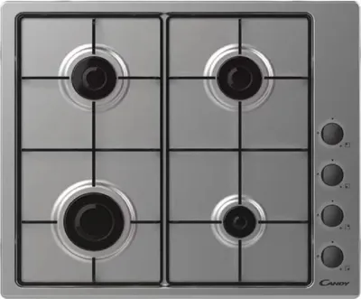 Obrázek produktu pro Candy Smart CHW6LBX/4U Nerezová vestavná plynová skříň 60 cm se 4 zónami