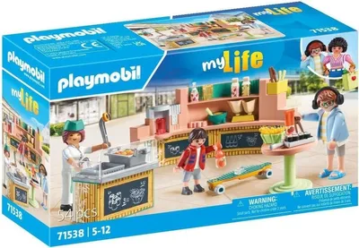 Immagine prodotto di PLAYMOBIL 71538 Fast Food Stand. My Life. 54 pieces. Ages 5+