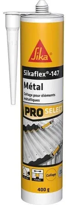 Immagine prodotto di Sikaflex-147 Sigillante adesivo per elementi metallici bianchi SIKA, 400 g