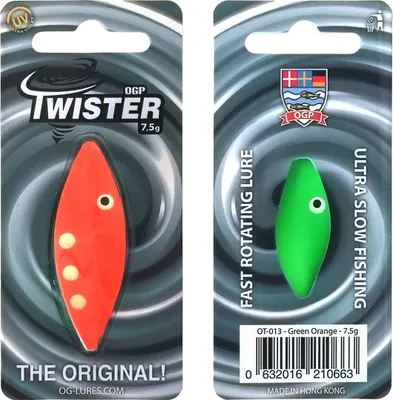 Produktbild von Westin Twister 5,1cm 7,5g - Inlineblinker, Farbe:Green / Orange