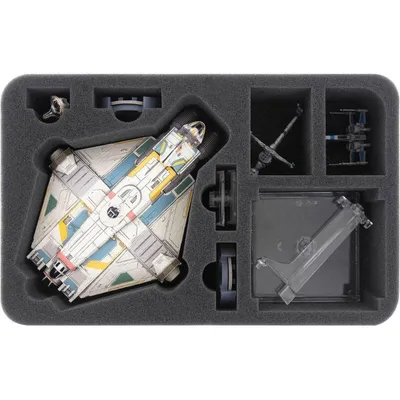 Image de Insert en mousse pour le X-WING Ghost de Star Wars et ses accessoires
