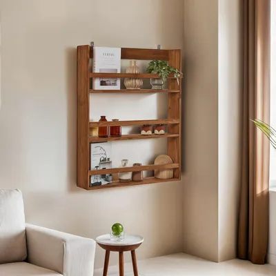 Immagine prodotto di Skye Decor, Cm-067, mensola a muro, legno, 100% LEGNO, 73 x 14 x 90 cm