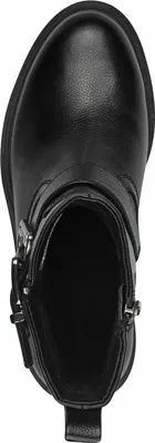 Produktbild von Tamaris Damen Stiefelette Boot Zierriemen Profilsohle Zierschnalle 1-25480-43, Größe:40 EU, Farbe:Schwarz
