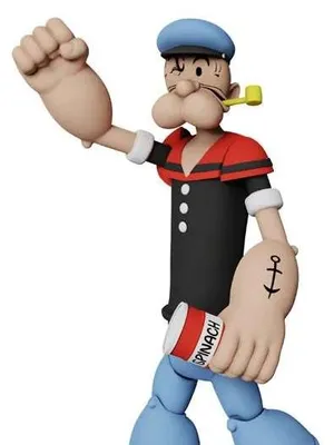 Produktbild von Popeye Power Stars Popeye 12 cm