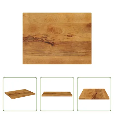 Produktbild von The Living Store Tischplatte 90x70x3,8 cm Rechteckig Massivholz Mango