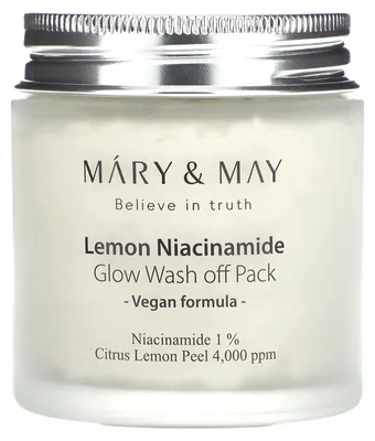 Produktbild von Mary & May, Lemon Niacinamide Glow, Abwaschbare Packung, 125 g