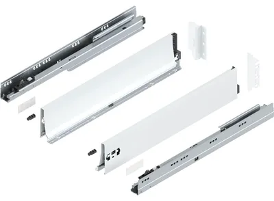 Produktbild von Blum Tandembox antaro K Schubladenschienen-Set | 1 Paar, 65kg 600mm | Vollauszug Blumotion, seidenweiß