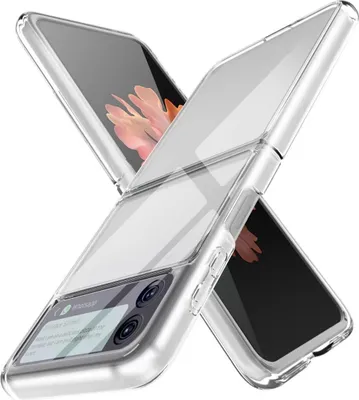 Produktbild von Für Samsung Galaxy Z Flip 4 TPU+PC Schutzhülle Transparent