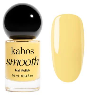 Zdjęcie produktu dla Kabos Smooth klasyczny lakier do paznokci żółty 14 Butter 10 ml | Trwały
