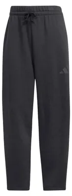 Productafbeelding van Adidas dames broek, Essentials Contemporary Logo Fleece, model barrel, zwart, maat XXS