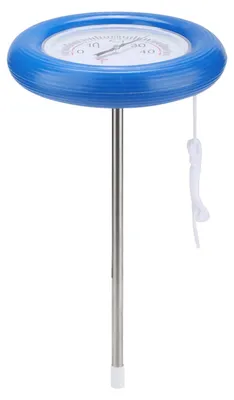 Produktbild von Pool-Temperaturmesser, schwimmendes Thermometer aus wasserdichtem PVC für Fischteich-Thermalbad-Aquarium