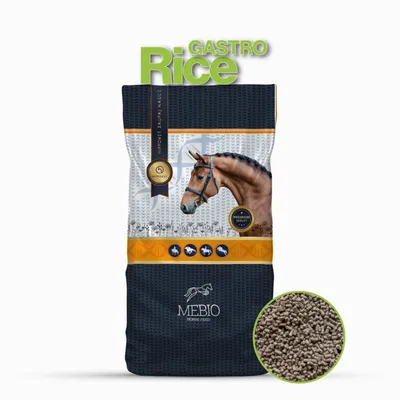 Obrázok produktu pre Mebio Rice Gastro – ryžové otruby pre kone, 15 kg