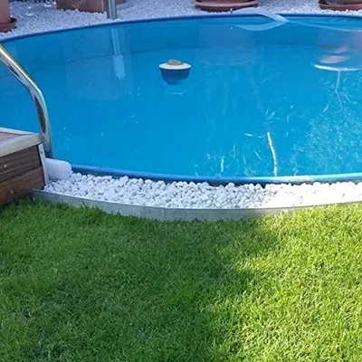 Obrázek produktu pro YARDIN Obruba trávníku 40m x15cm Pozinkovaná obruba záhonu Kovová palisáda Délka: 40 m - výška: 15 cm