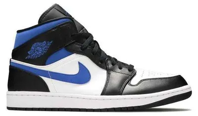 Produktbild von Air Jordan 1 Mid White Black Royal - EU: 46