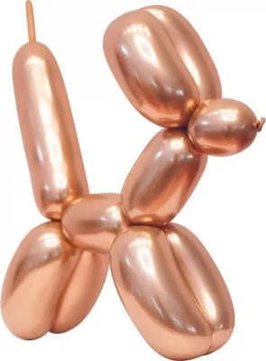 Produktbild von 50 Modellierballons platin roségold