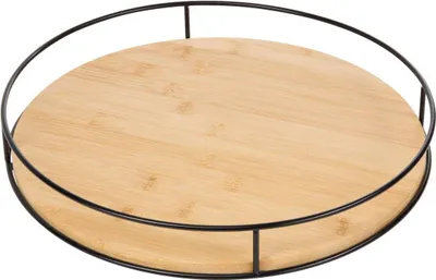 Produktbild von Drehteller black bamboo d35cm beige - 5 five simply smart
