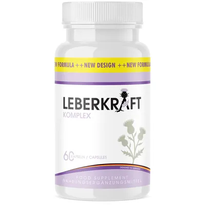 Produktbild von Leberkraft Komplex Kapseln | Für Männer und Frauen | 60 Kapseln
