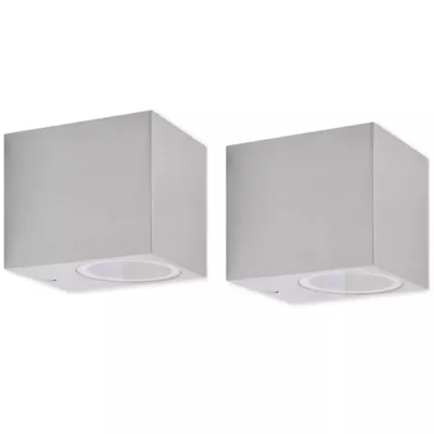 Zdjęcie produktu dla vidaXL Kinkiet zewnętrzny Cube 2 szt