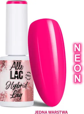 Immagine prodotto di Smalto gel AlleLac Neon Pink, senza HEMA, 6 g