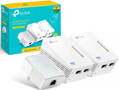 Image de TP-Link Powerline Kit 300 Mbps Wi-Fi TL-WPA4220 (3 unités)