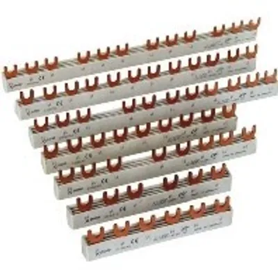 Obrázek produktu pro Přípojnice - Fázová přípojnice 1pólová 16mm² EVG-16/1PHAS/12MODUL