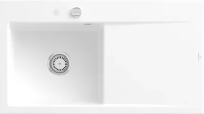Produktbild von Villeroy & Boch Keramikspüle 335202RW, Subway Style 50 Einbauspüle - inkl.
