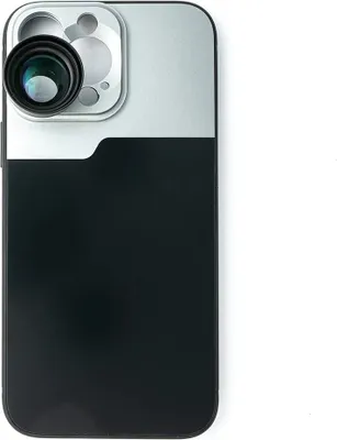 Immagine prodotto di SYSTEM-S Obiettivo zoom 3x teleobiettivo con copertura in nero per iPhone 14 Pro