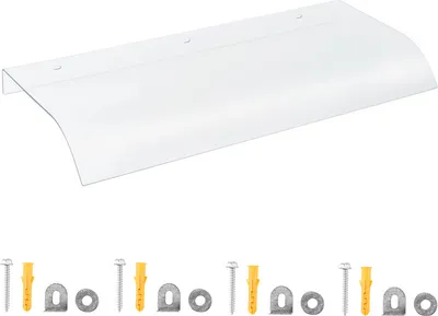 Produktbild von Yakimz Vordach Haustür für Haustür und Terrasse Transparent 40x80cm Außenwandmontage