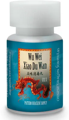 Obrázek produktu pro Pětice k uklidnění sopky – Wu wei xiao du wan – 33 g – 200 kuliček [011]