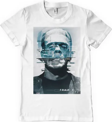 Imagen del producto de Camiseta "Frankenstein Bad Signal" - Talla S - Blanca